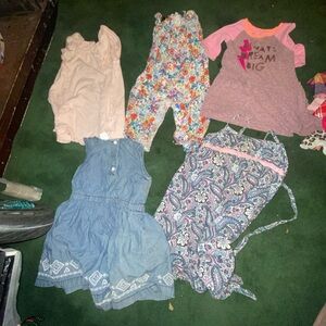 Floral and Pink Kids Shirt Set